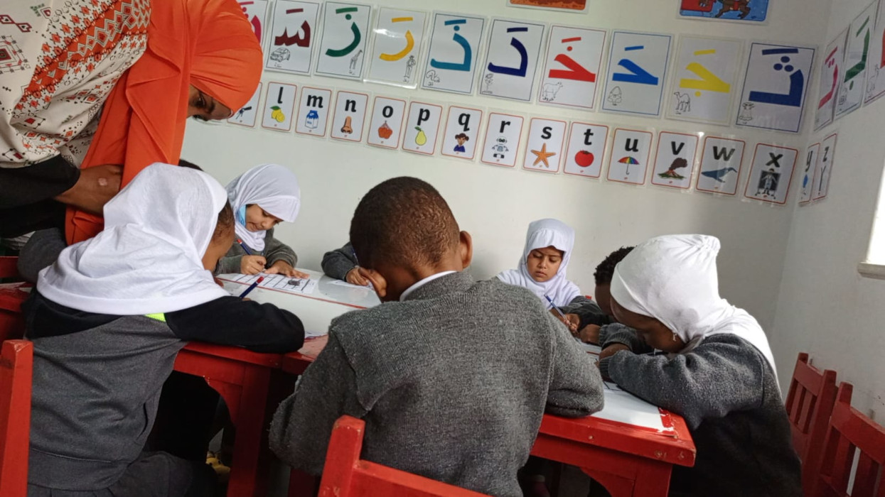 Happy Kindergarten Students